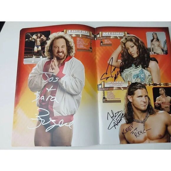 WWE Raw & Smackdown Souvenir Programs 2006 Signed - Picture 10 of 11